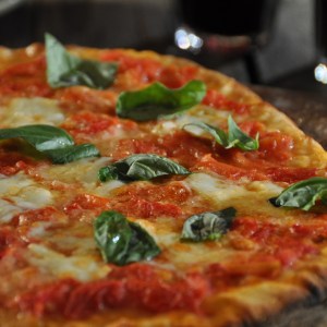 Buffalo Mozzarella and Tomato Pizza