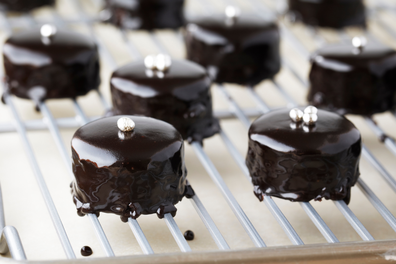 Best Chocolate Glazed Petit Fours Recipes | Bake With Anna Olson | Food ...