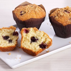 Anna Olson's Classic Blueberry Streusel Muffins