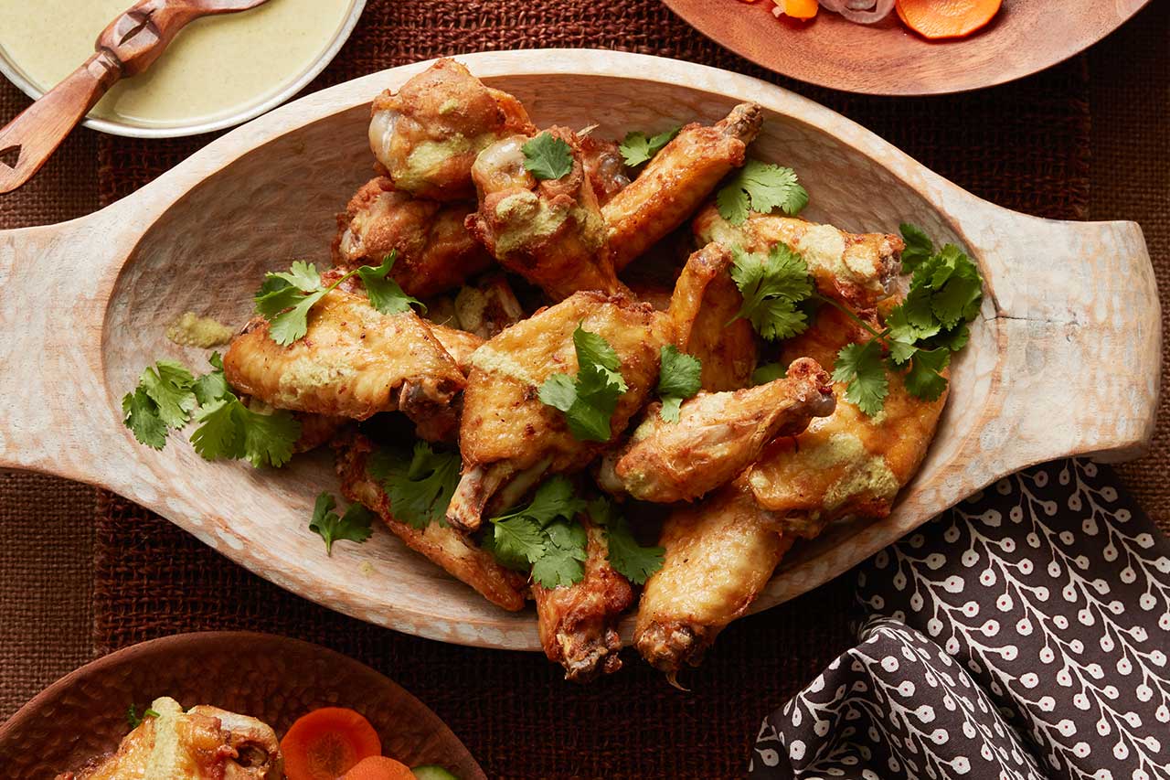 Indonesian Coconut Curry Chicken Wings
