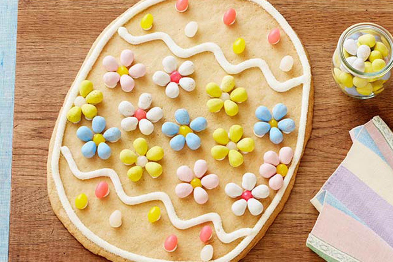 Giant Easter Egg Cookie