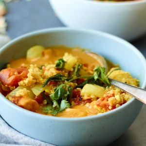 Slow Cooker Coconut Chicken Curry is the Easiest Healthy Comfort Food