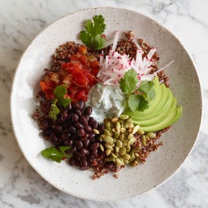 Savoury Quinoa Breakfast Bowl
