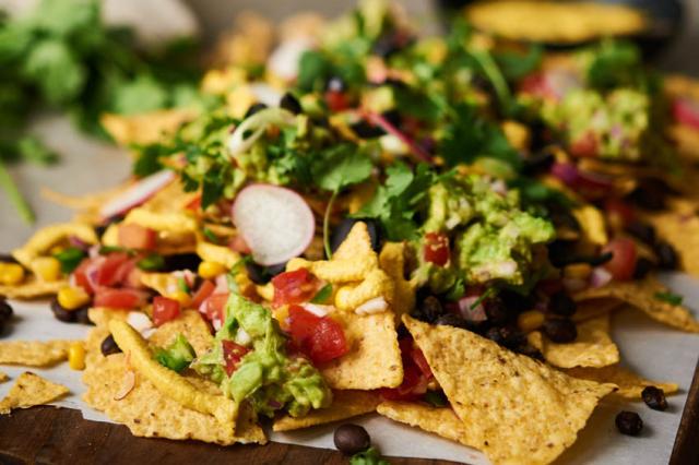These Fully-Loaded Vegan Nachos Are The Ultimate Healthy Party Snack