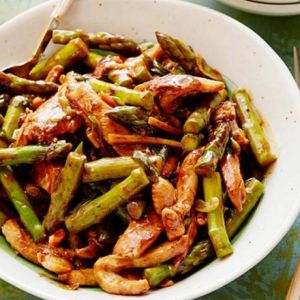 Asparagus and Chicken Stir-fry