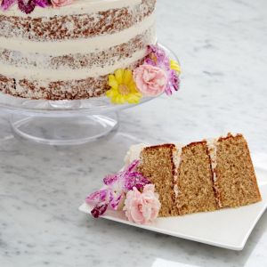 Chai Layer Cake with Maple Meringue Frosting