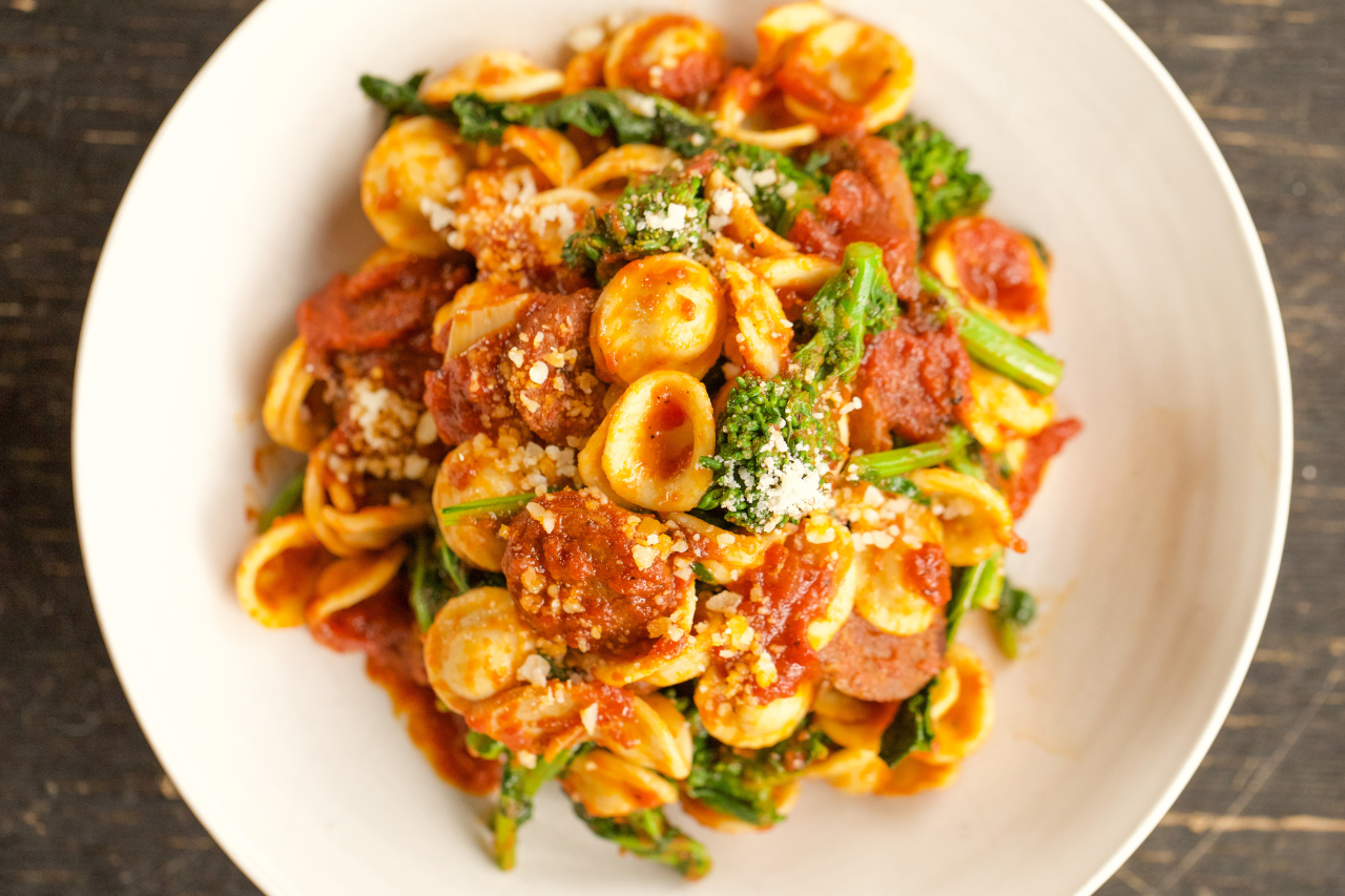 Orecchiette With Broccoli Rabe And Sausage Recipe