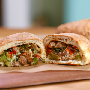 Sausage and Broccolini Calzones
