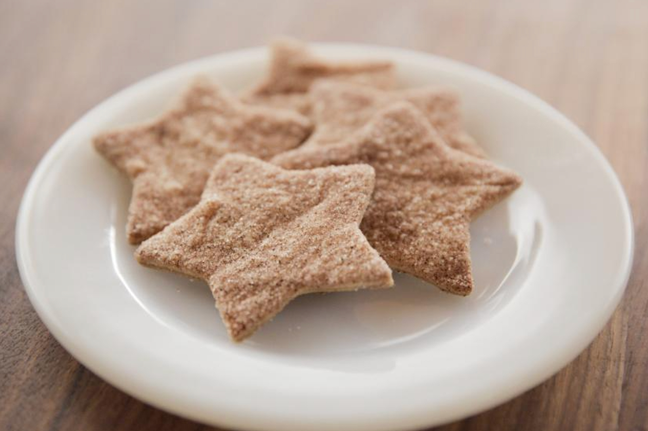 Ree Drummond's star-shaped cinnamon sugar scrap cookies