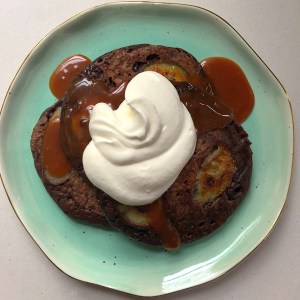 Indulge in Dessert for Breakfast With Anna Olson’s Chocolate Banana Pancakes
