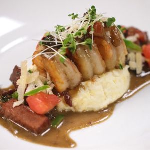 Shrimp and Grits with Red Eye Gravy