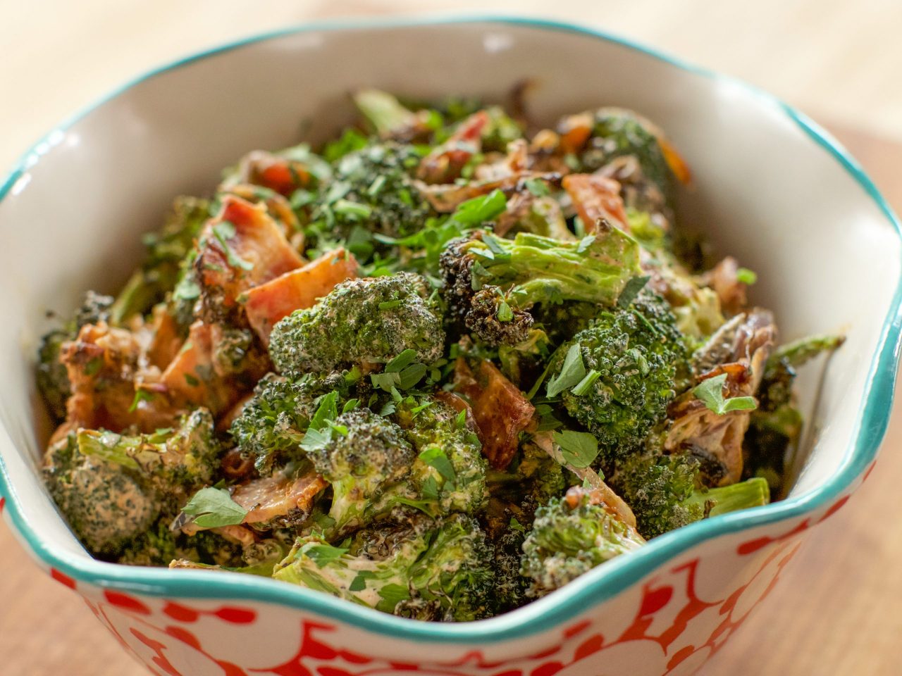 Ree Drummond's Roasted Broccoli Salad, as seen on The Pioneer Woman.