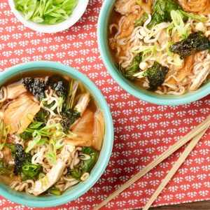 10-Minute Chicken, Corn and Kimchi Ramen