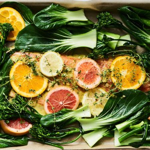 Your New Favourite Summer Sheet-Pan Supper: Citrus Rainbow Trout