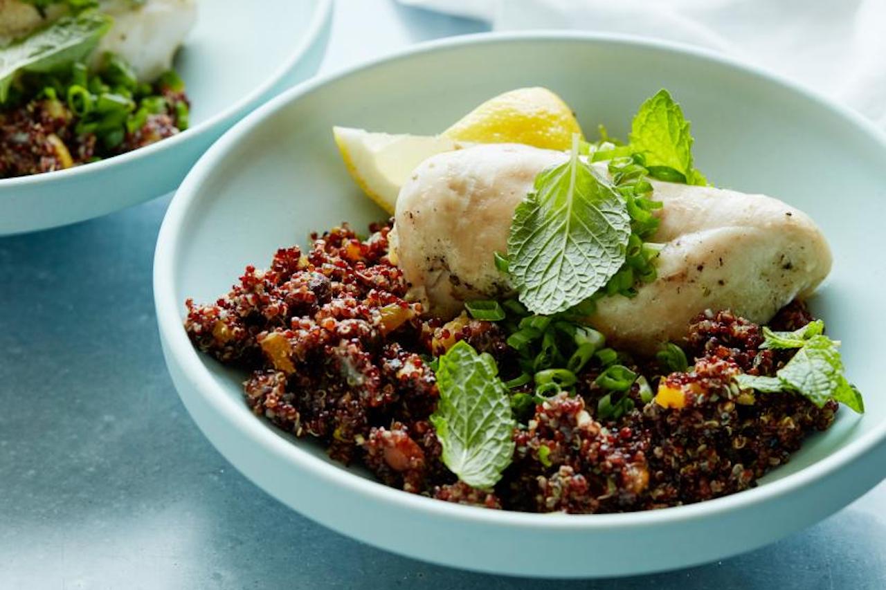Instant Pot Chicken With Quinoa, Pistachios and Apricots