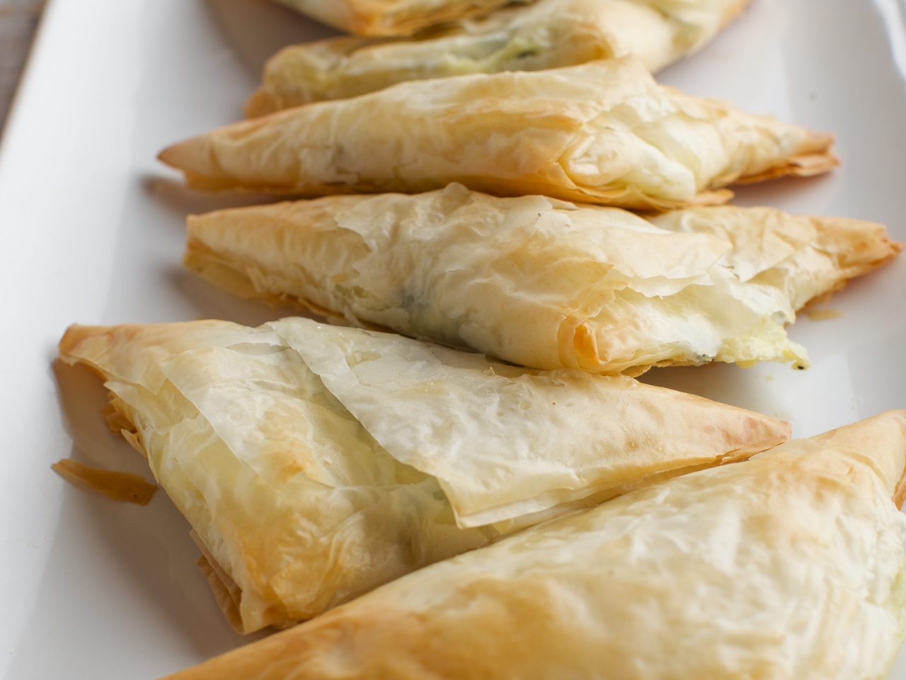 Ree Drummond's Spinach Phyllo Hand Pie, as seen on The Pioneer Woman, Season 19.