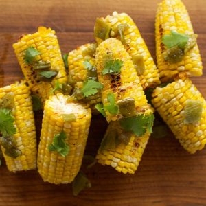 Roasted Corn with Four-Chile Butter