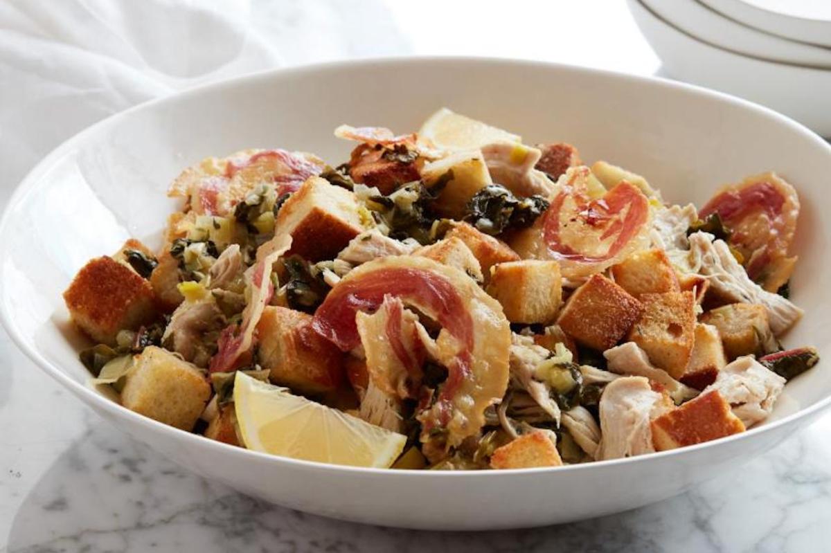 Instant Pot Winter Chicken Panzanella Salad