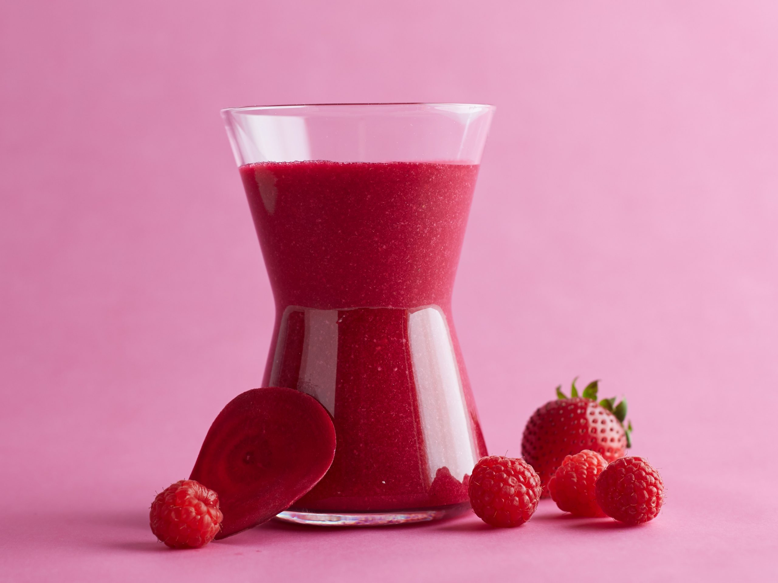 Food Network's Red Berry and Beet Smoothie