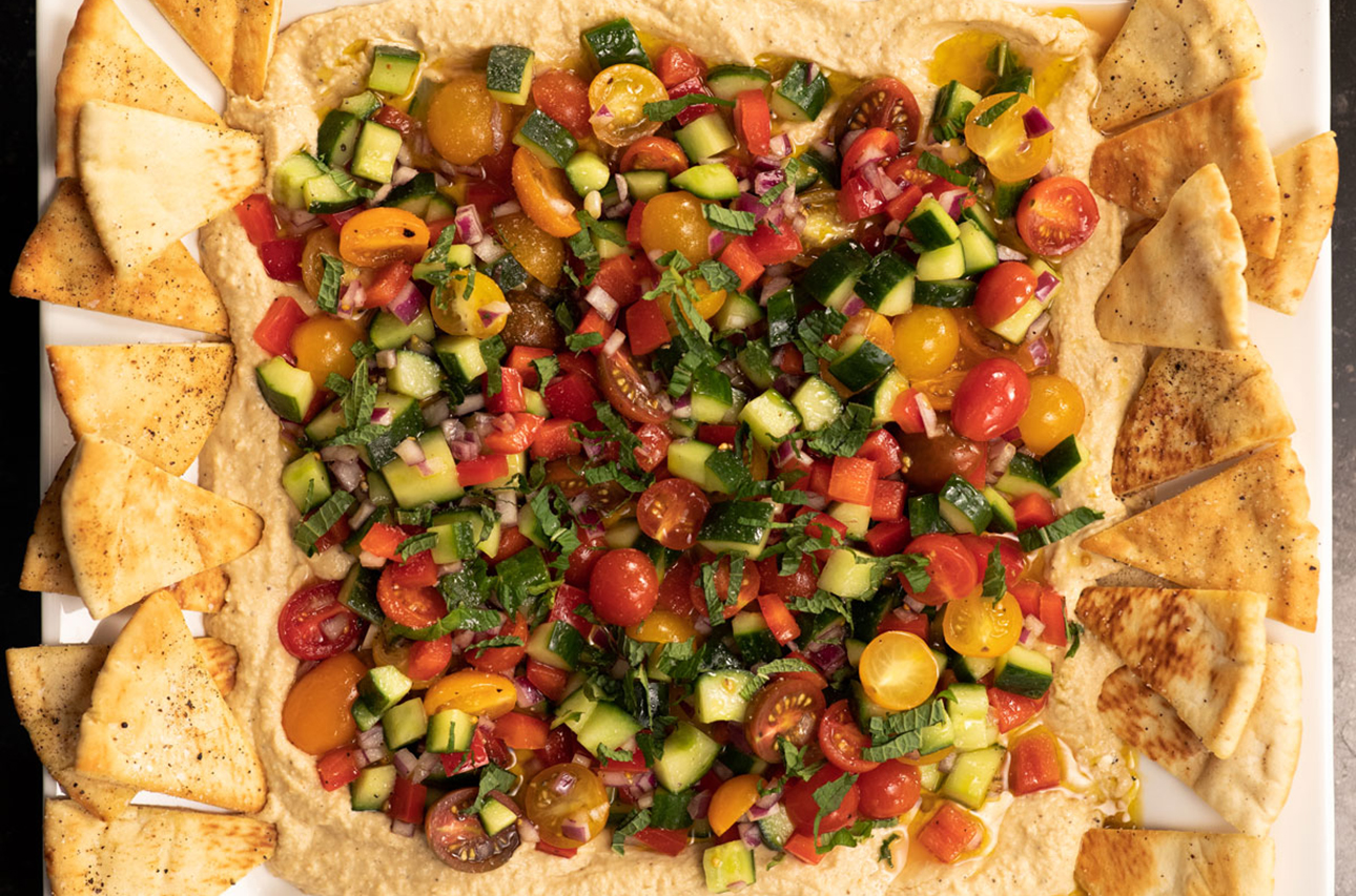 Ina Garten's Israeli vegetable salad