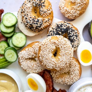 Celebrate Canada Day With These Mini Bagels (and Epic BLT Bagel Board!)