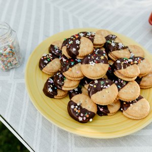 Miso Caramel Cracker Cookies