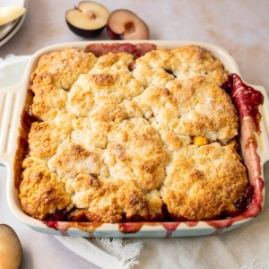You'll Devour This Peach Plum Cobbler as Quickly as It Takes to Make It