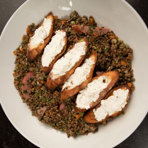 Lentil and Kielbasa Salad