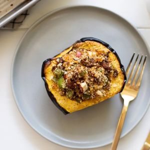 We're Falling for This Sausage, Apple and Sage-Stuffed Acorn Squash Recipe