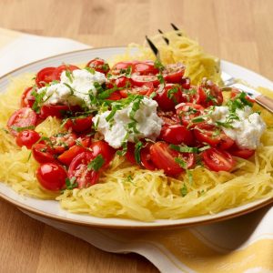 Spaghetti Squash With Fresh Tomatoes and Ricotta
