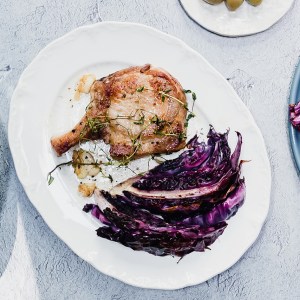 These Pan-Fried Pork Chops With Roast Cabbage Wedges Will Help Your “What’s for Dinner?” Woes