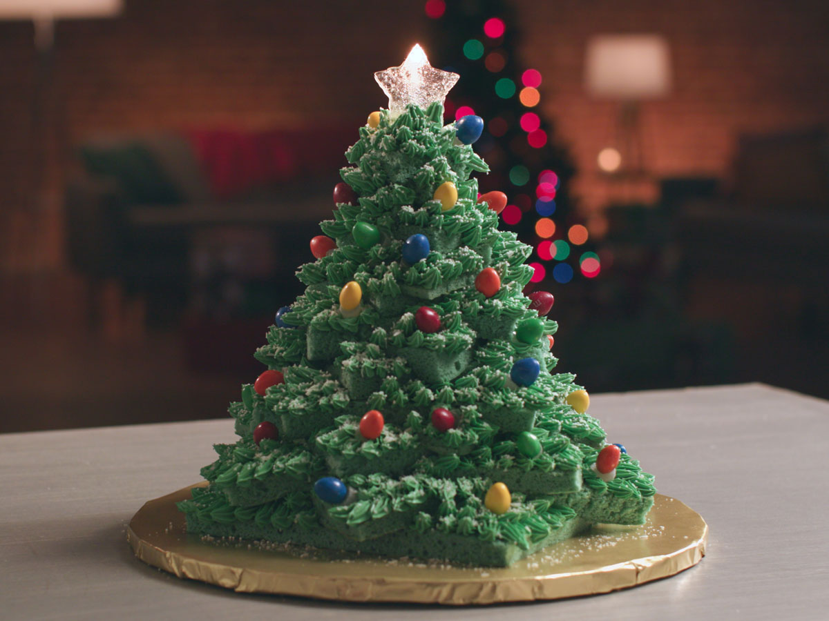 Food Network Kitchen's Christmas Tree Cake