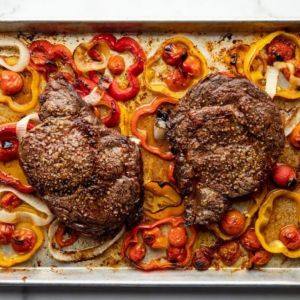This Bold 5-Ingredient Sheet Pan Steak Supper From The Pioneer Woman Will Brighten Your Table