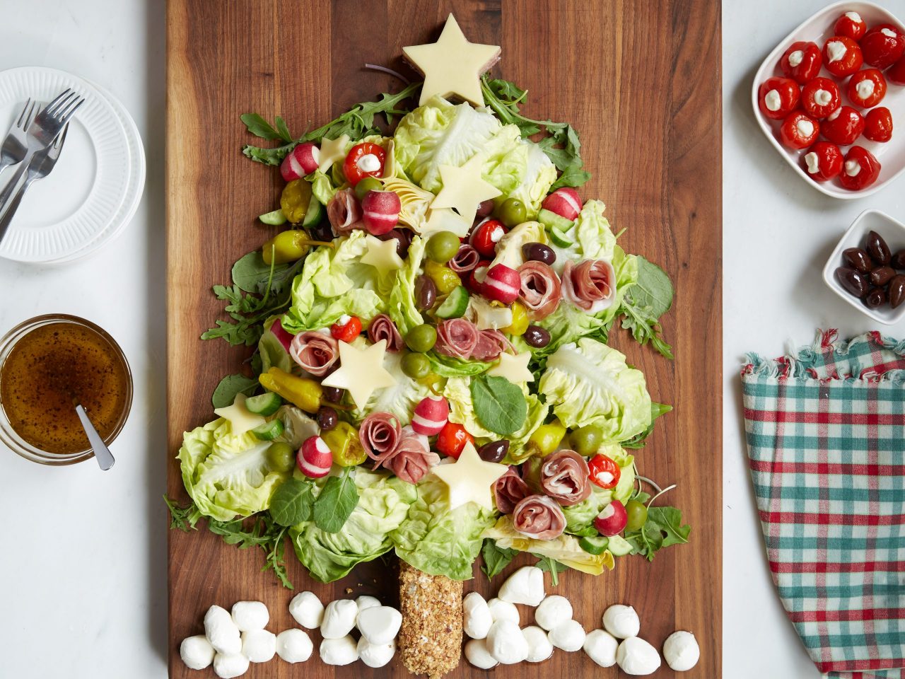 Food Network Kitchens Antipasto Christmas Tree