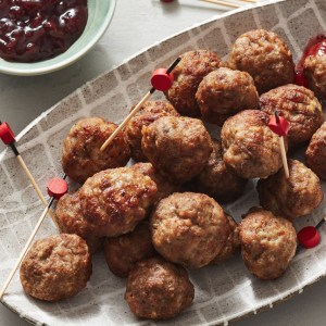 Air Fryer Mini Swedish Meatballs