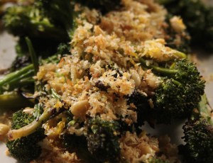 Roasted Broccolini with Panko Gremolata