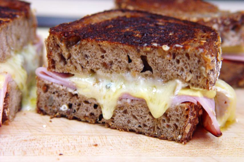 Grilled Ham And Cheese Sandwich