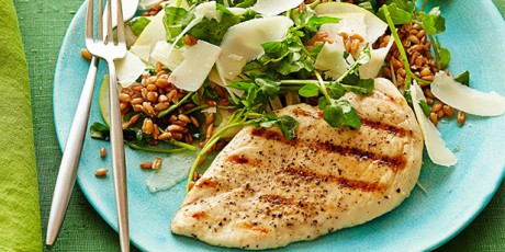 Best Grilled Chicken With Spelt, Pear And Watercress Salad Recipes ...