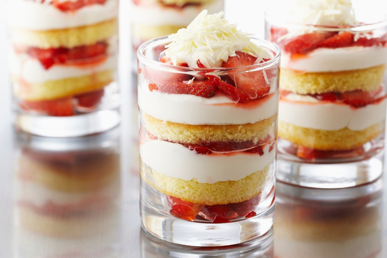 Strawberry Shortcake Trifles