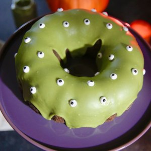 Matcha Monster Bundt Cake