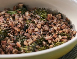 Roasted Broccolini with Breadcrumbs
