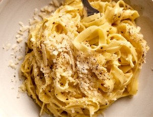 Fettuccine with Buffalo Butter and Parmigiano-Reggiano