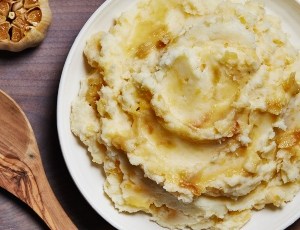 Garlicky Potato-Rutabaga Mash