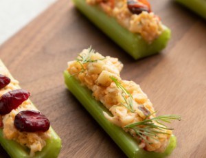 Celery Logs with Pimiento Cheese