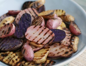 Grilled New Potatoes with Tarragon Butter