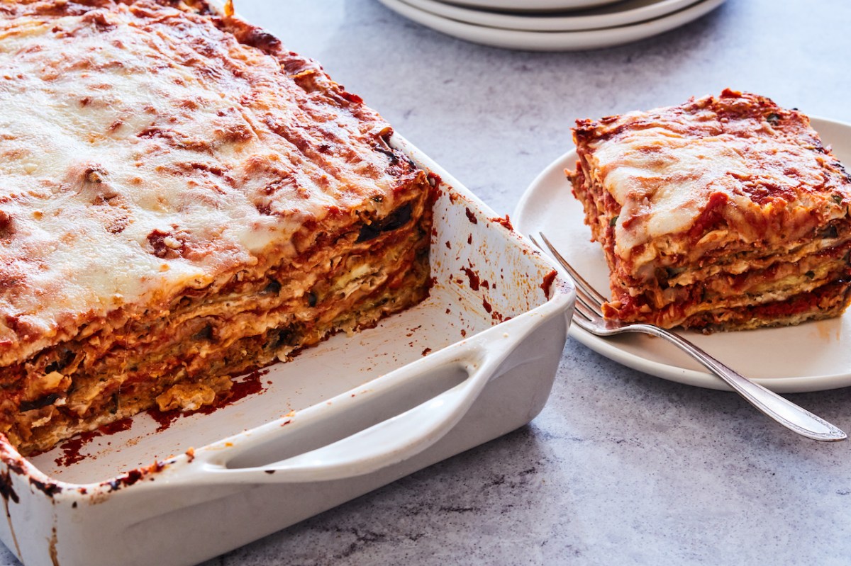 Eggplant Matzo Lasagna