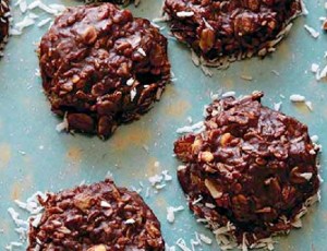 Peanut Butter No-Bake Cookies with Oats and Flaxseeds