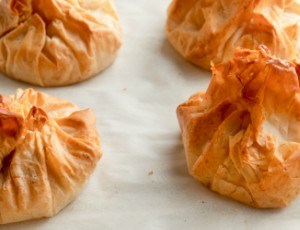 Warm Goat Cheese in Phyllo