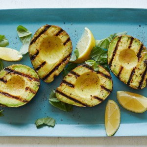 Grilled Avocados With Ginger Miso