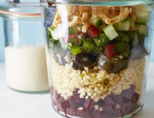 Middle Eastern Millet Salad-in-a-Jar